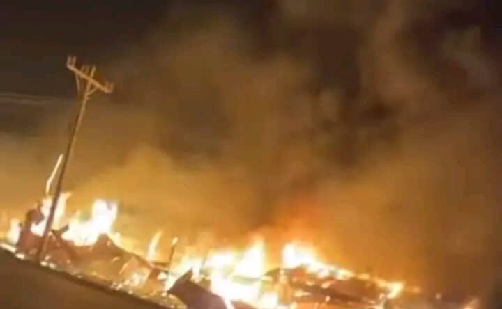 Fire Destroys Makeshift Shops in Jebel— Juba city, South Sudan